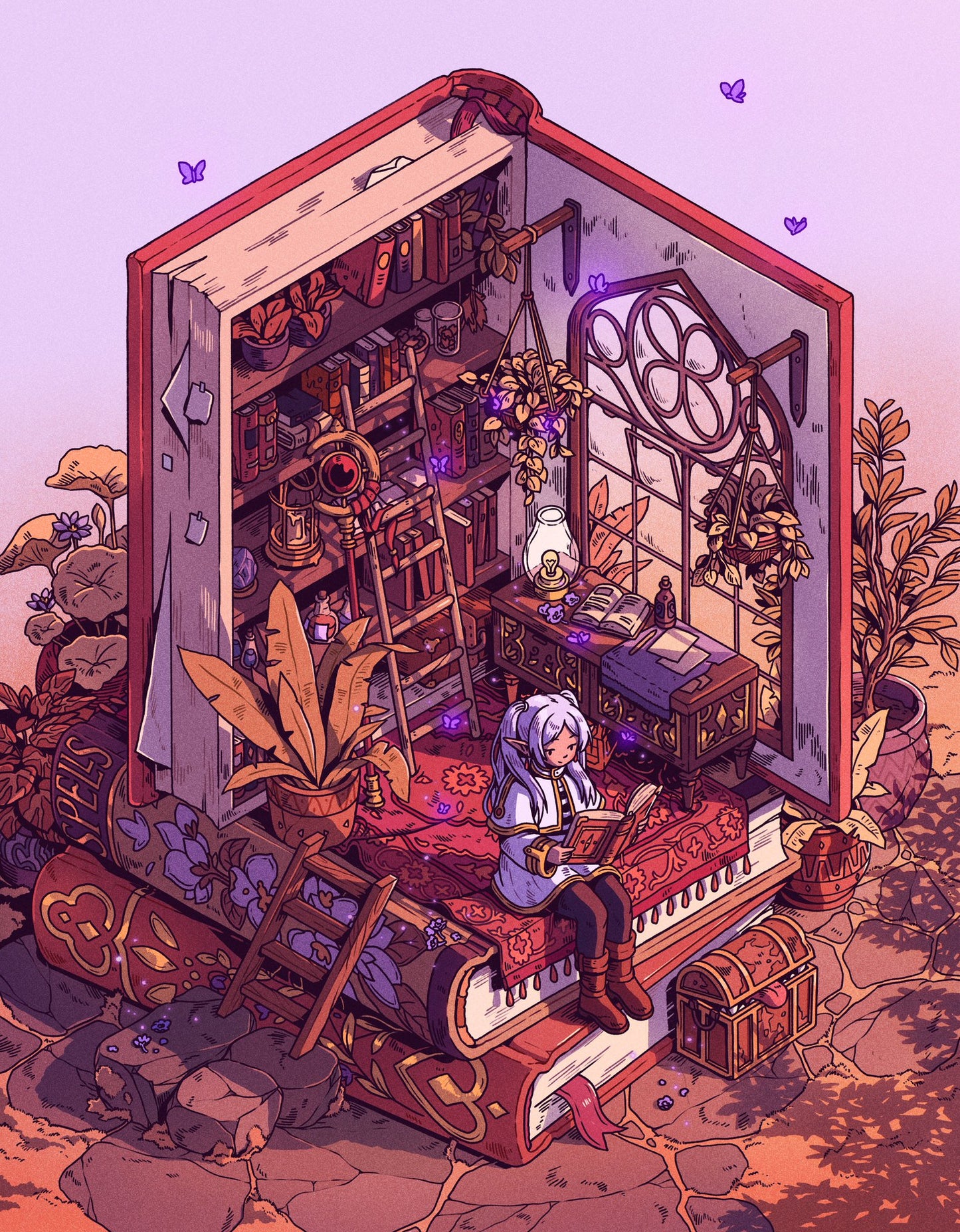 Frieren's Reading Corner