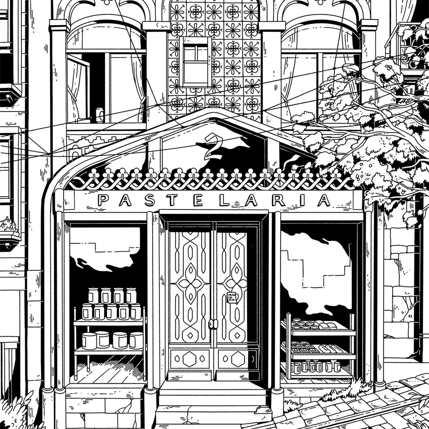 Lines. Art & Coloring Book