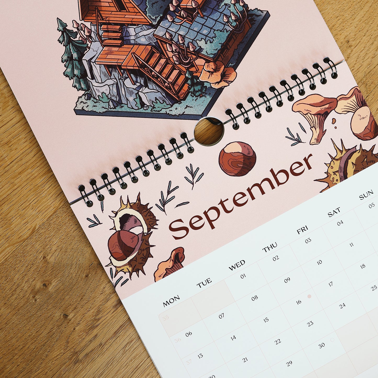 Curious Cabins Calendar 2027